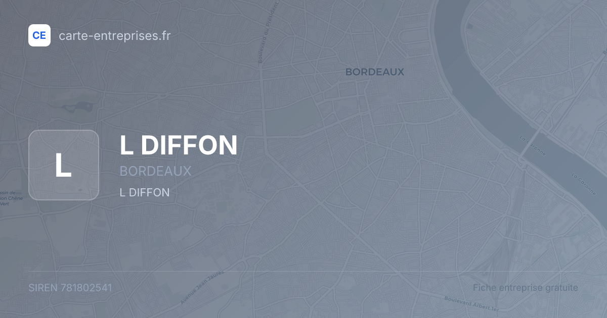 L DIFFON — 781802541 — fiche entreprise