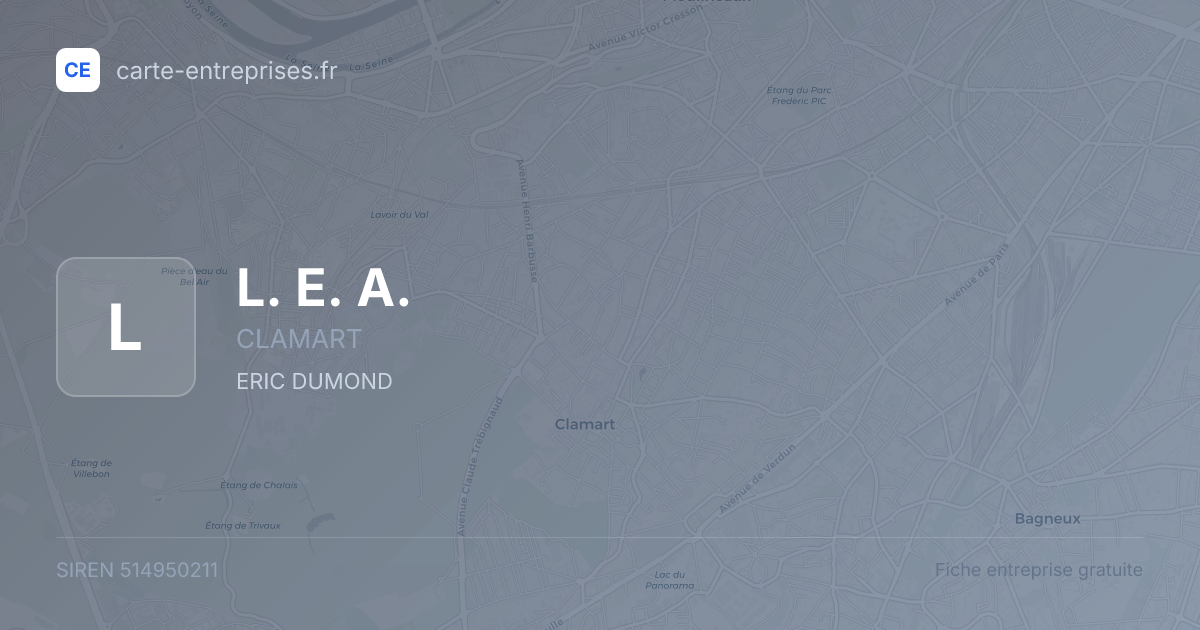 L. E. A. — 514950211 — fiche entreprise