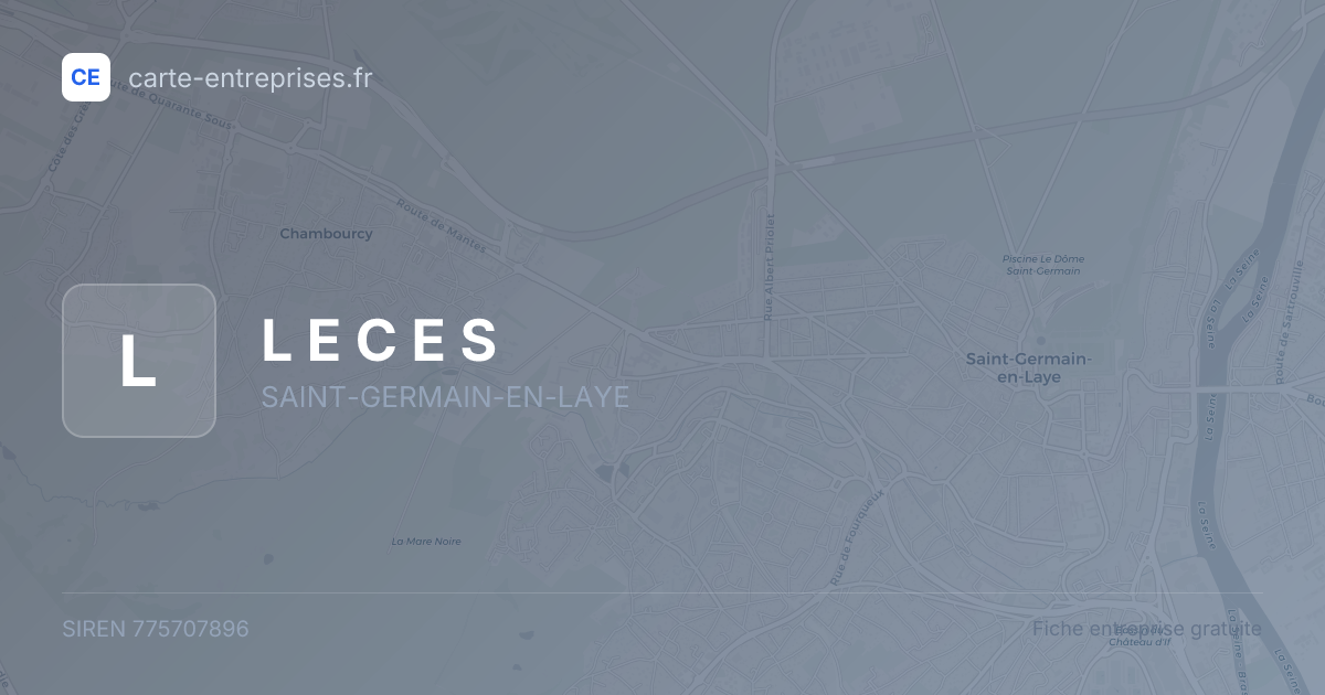 L E C E S — 775707896 — fiche entreprise