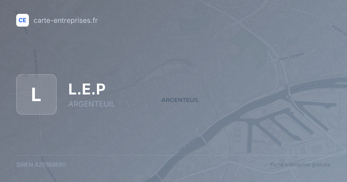 L.E.P — 420188690 — fiche entreprise
