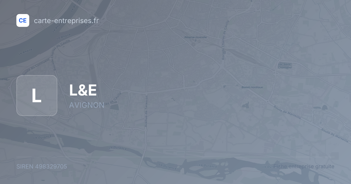 L&E — 498329705 — fiche entreprise