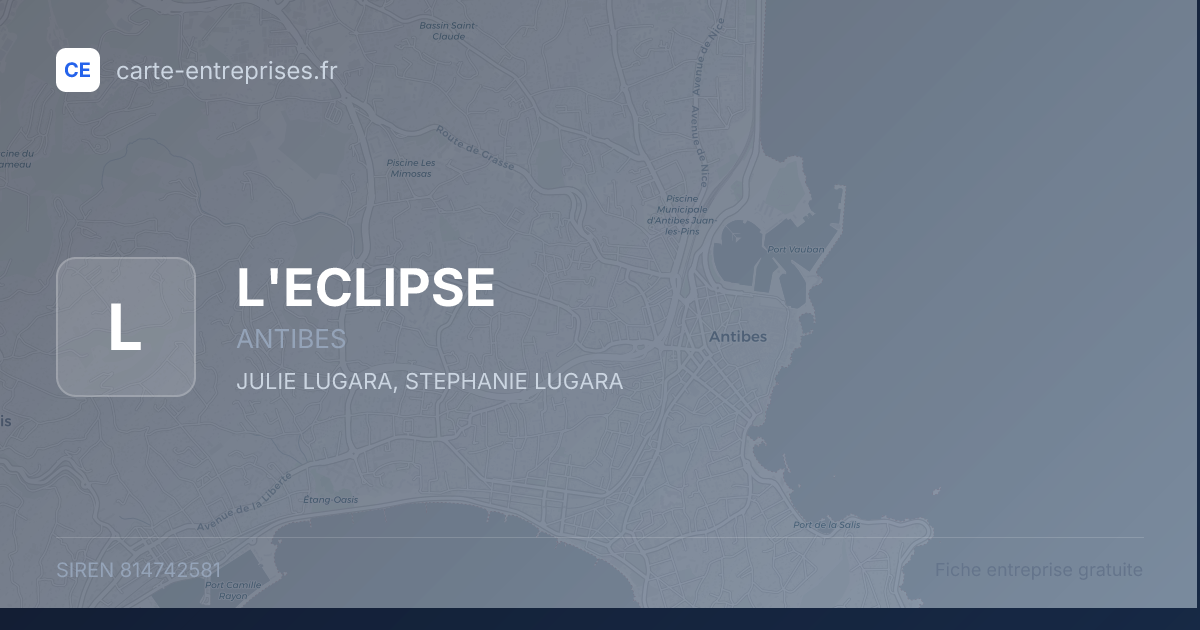 L'ECLIPSE — 814742581 — fiche entreprise