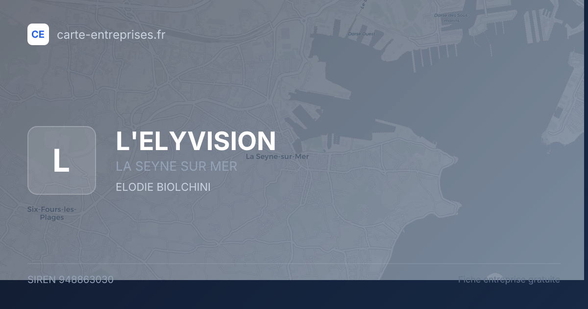L'ELYVISION — 948863030 — fiche entreprise