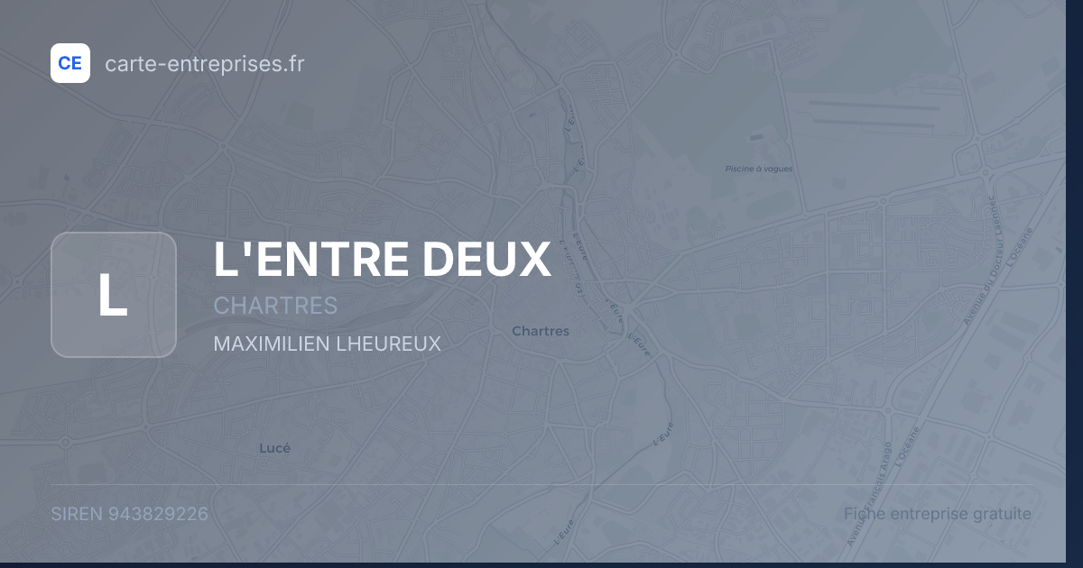 L'ENTRE DEUX — 943829226 — fiche entreprise