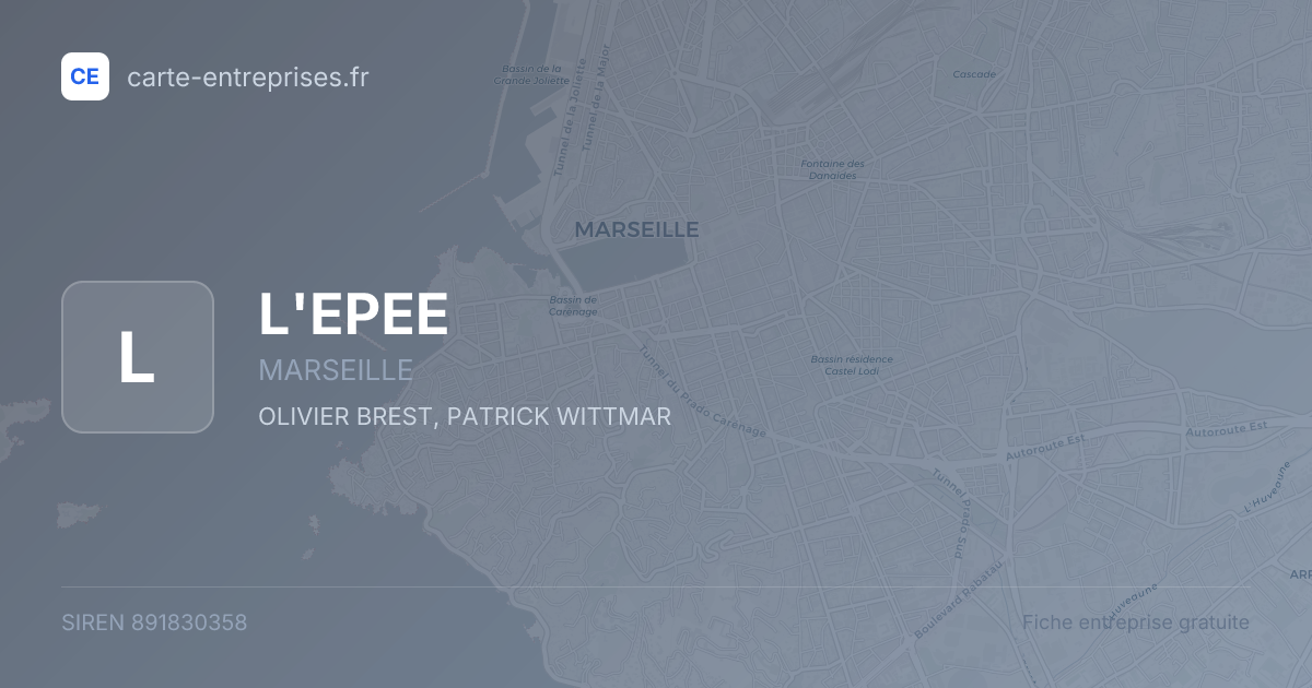 L'EPEE — 891830358 — fiche entreprise