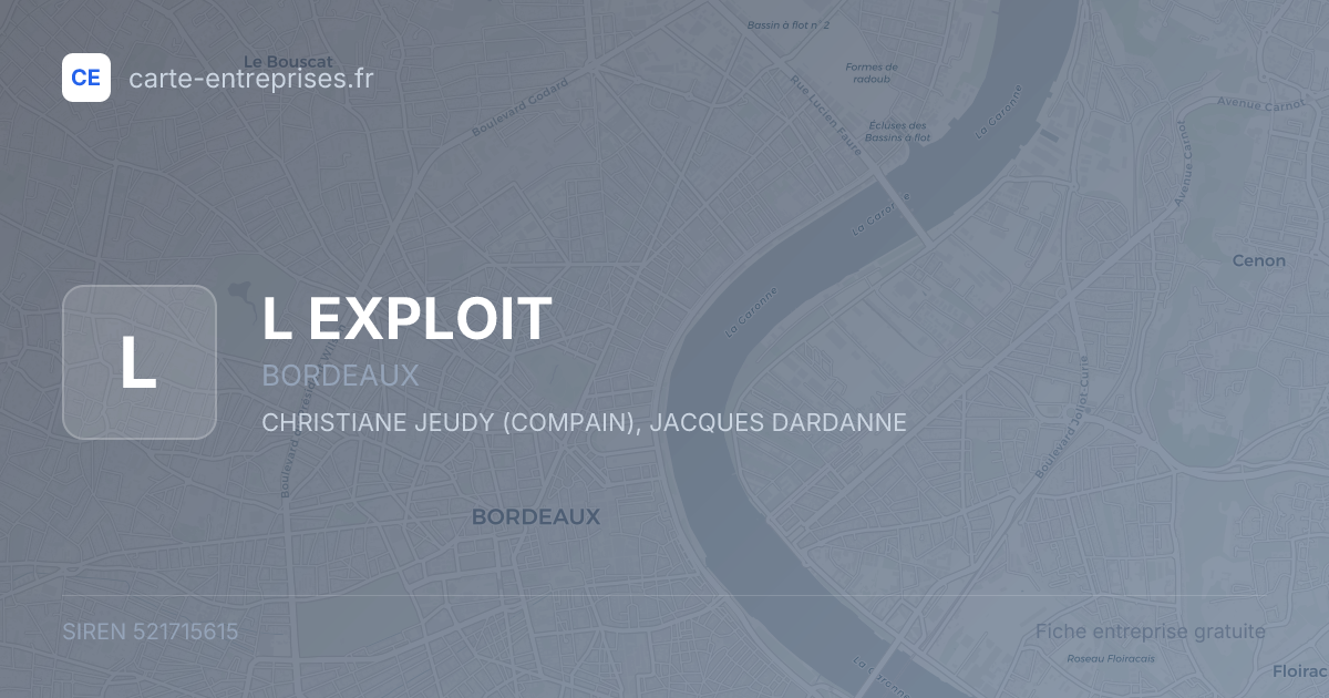 L EXPLOIT — 521715615 — fiche entreprise