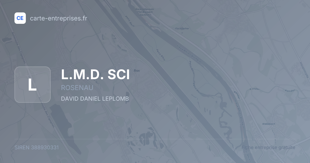 L.M.D. SCI — 388930331 — fiche entreprise