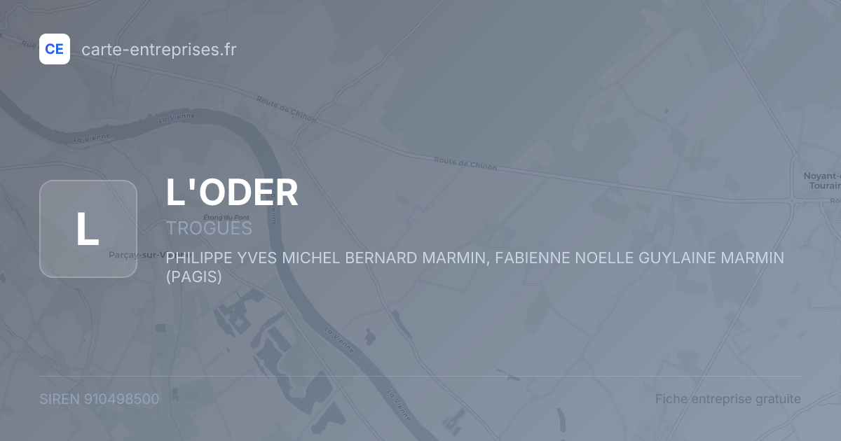 L'ODER — 910498500 — fiche entreprise