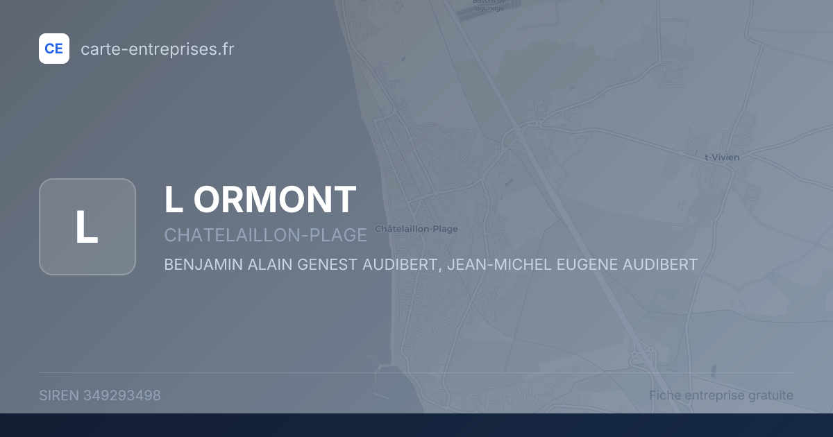 L ORMONT — 349293498 — fiche entreprise