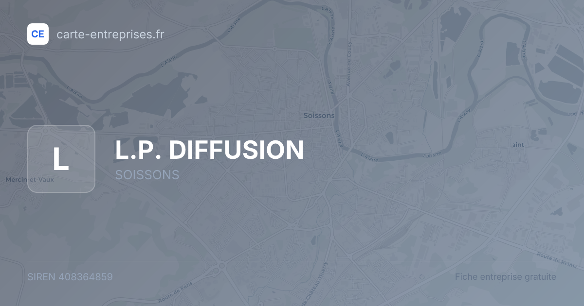 L.P. DIFFUSION — 408364859 — fiche entreprise