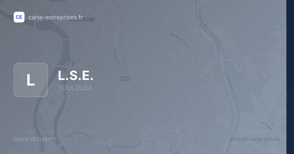 L.S.E. — 482348877 — fiche entreprise