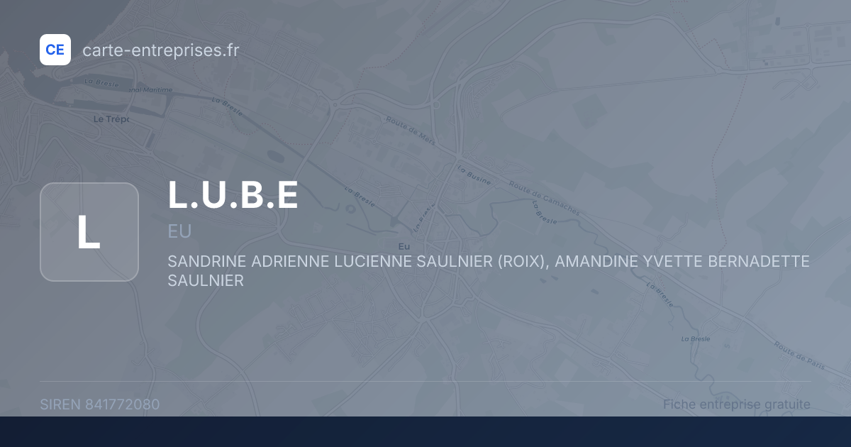 L.U.B.E — 841772080 — fiche entreprise