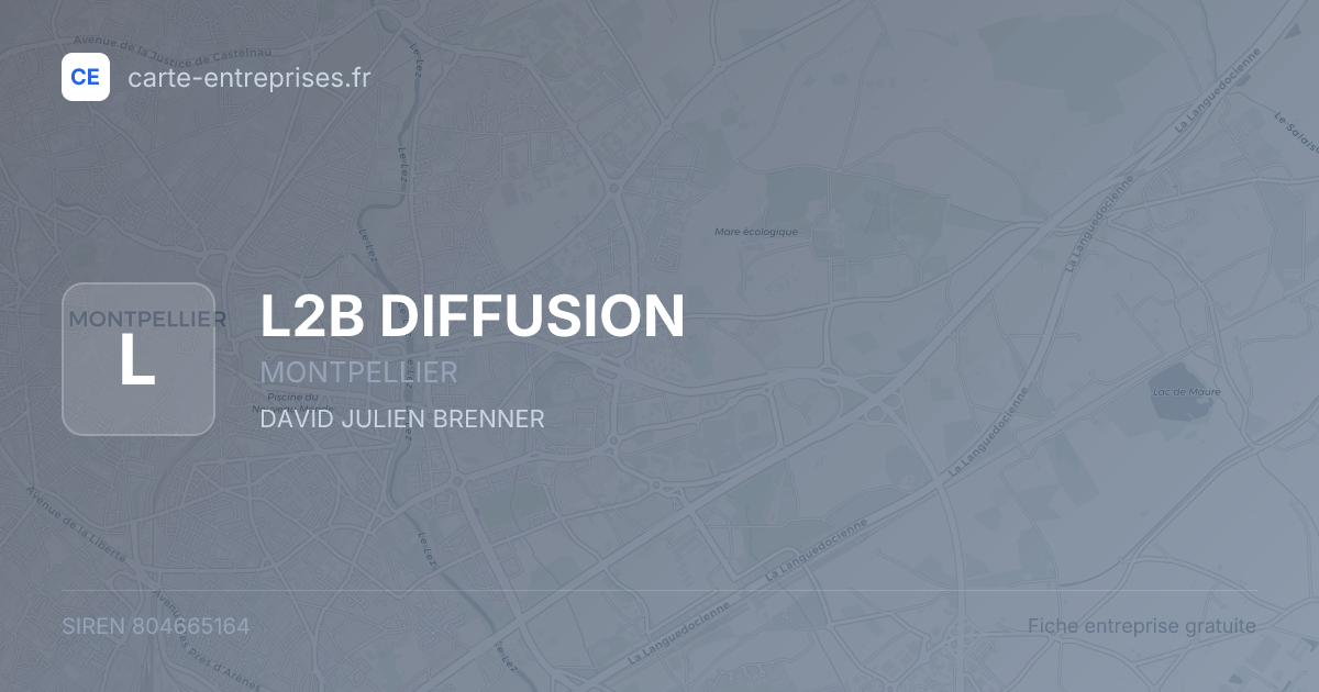 L2B DIFFUSION — 804665164 — fiche entreprise