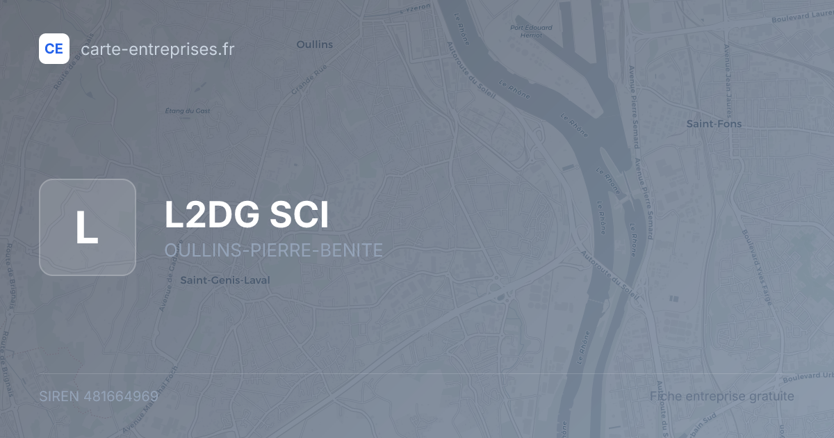 L2DG SCI — 481664969 — fiche entreprise