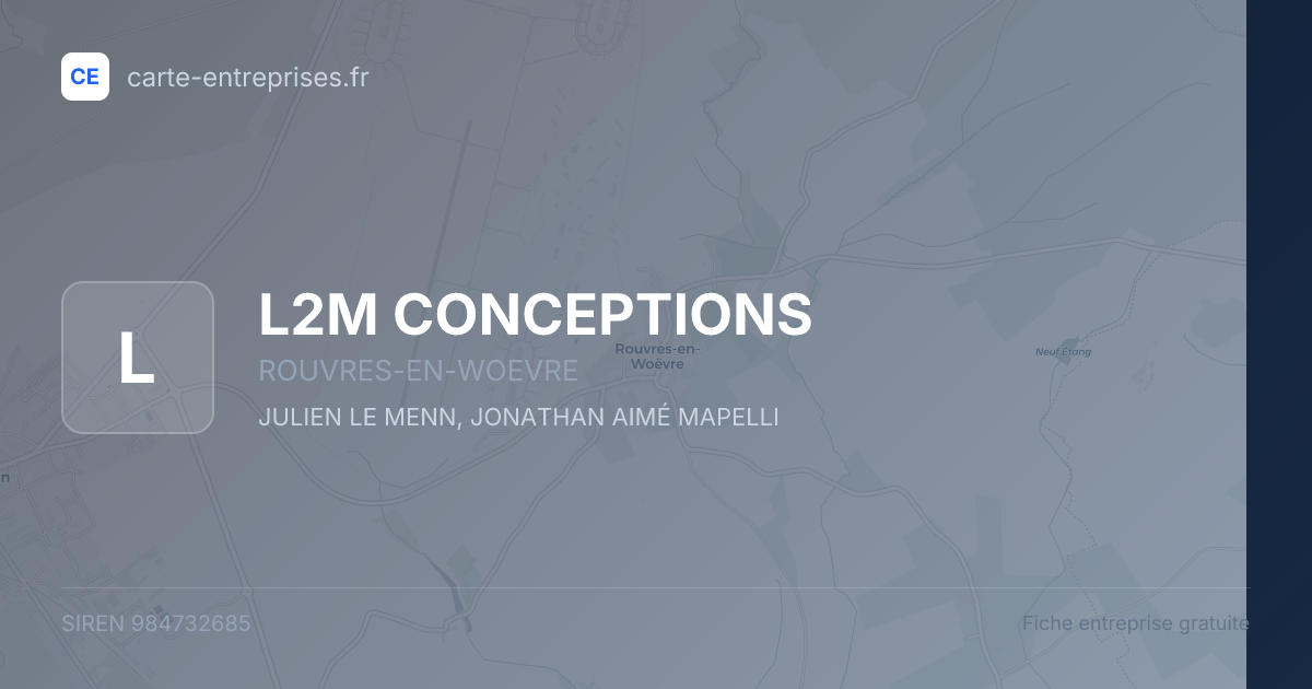 L2M CONCEPTIONS — 984732685 — fiche entreprise
