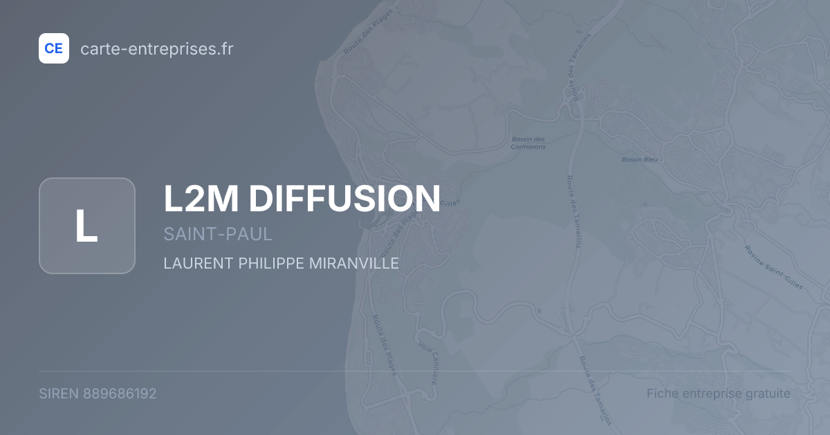 L2M DIFFUSION — 889686192 — fiche entreprise