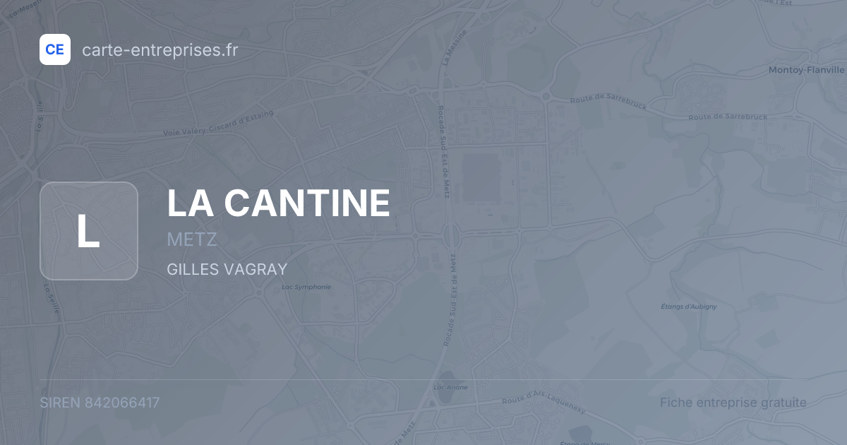 LA CANTINE — 842066417 — fiche entreprise