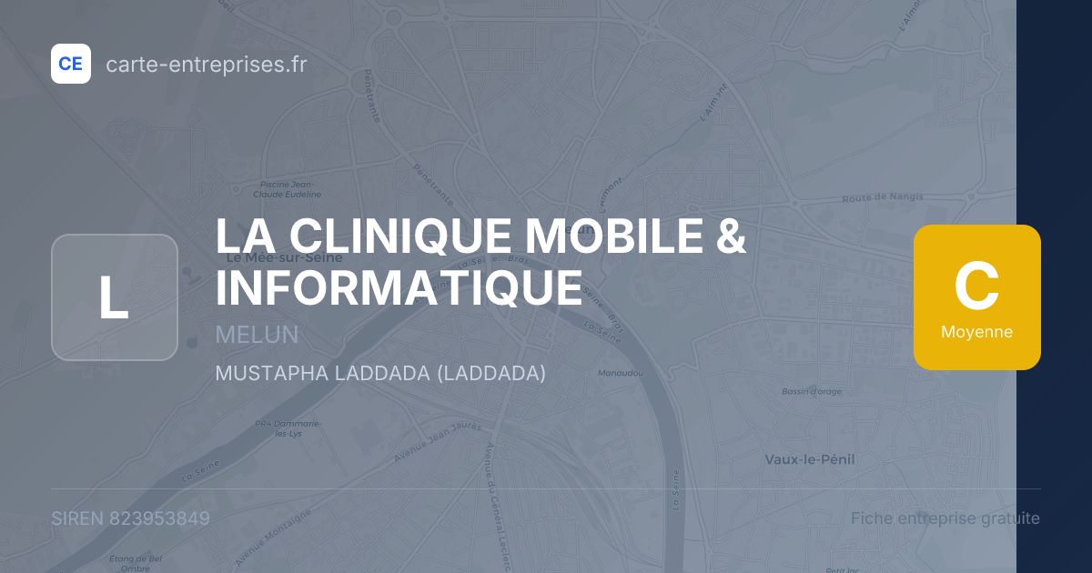 LA CLINIQUE MOBILE & INFORMATIQUE — 823953849 — fiche entreprise