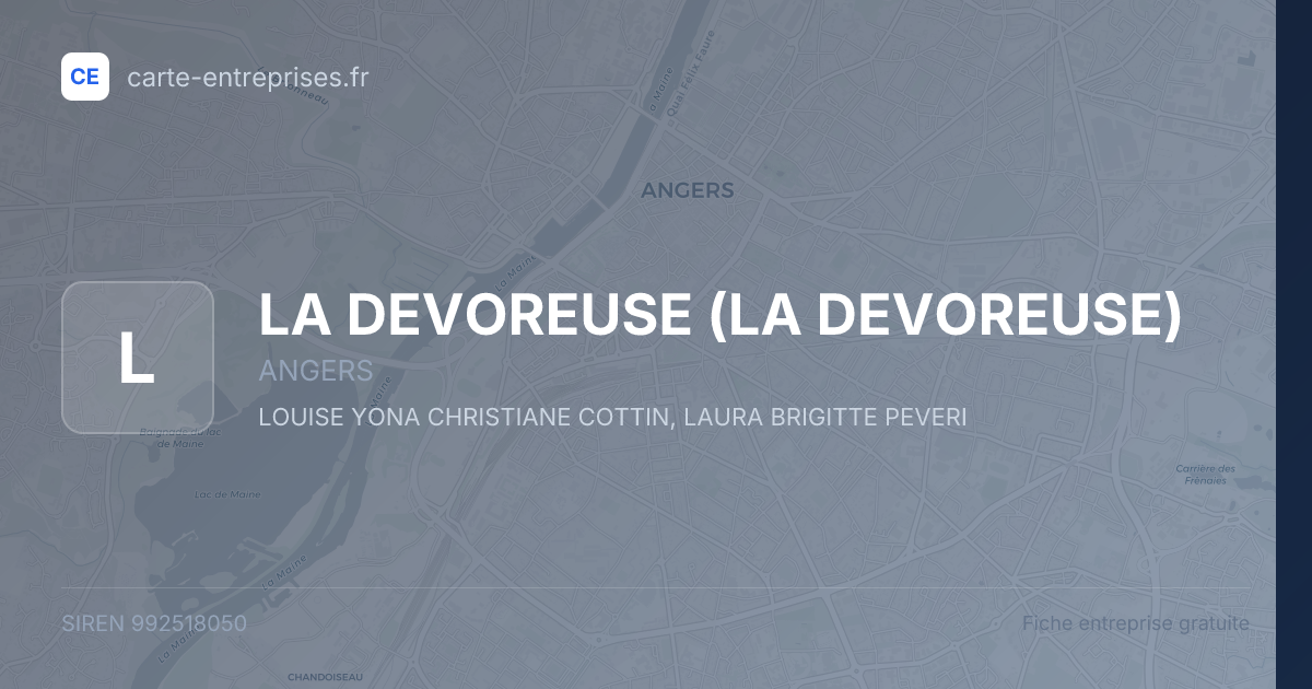 LA DEVOREUSE — 992518050 — fiche entreprise