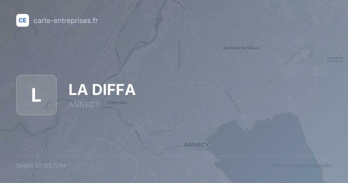 LA DIFFA — 327657284 — fiche entreprise