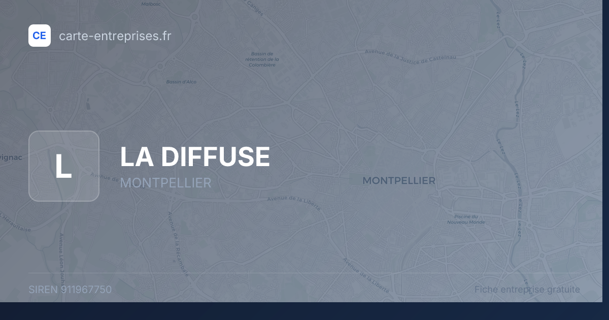 LA DIFFUSE — 911967750 — fiche entreprise