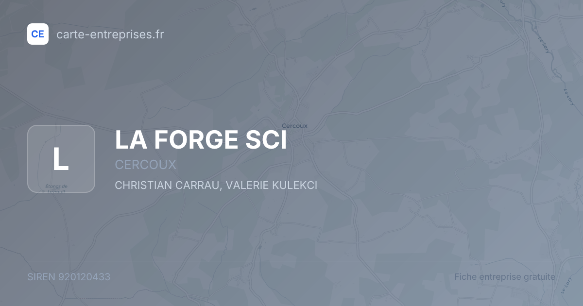 LA FORGE SCI — 920120433 — fiche entreprise