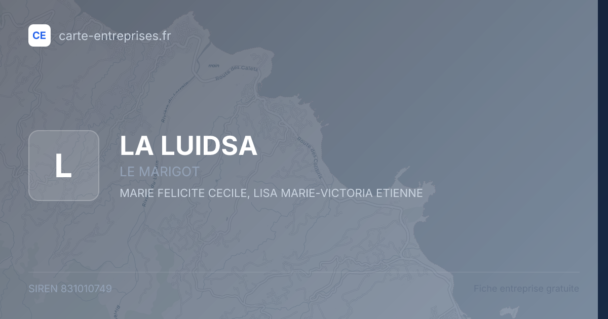 LA LUIDSA — 831010749 — fiche entreprise
