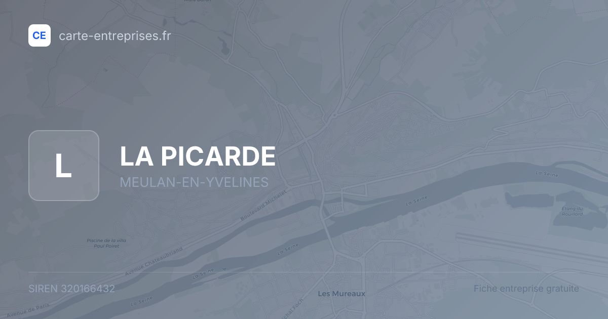 LA PICARDE — 320166432 — fiche entreprise