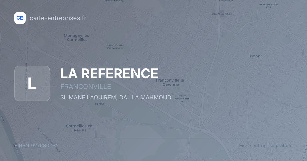 LA REFERENCE — 927680082 — fiche entreprise