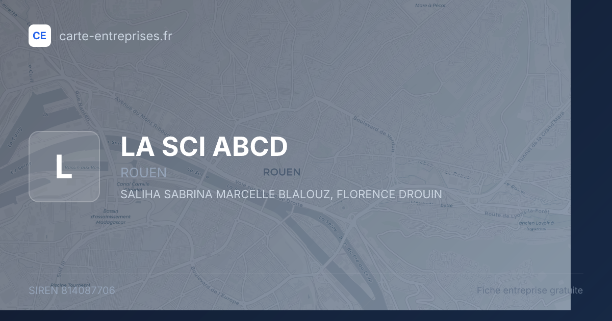 LA SCI ABCD — 814087706 — fiche entreprise