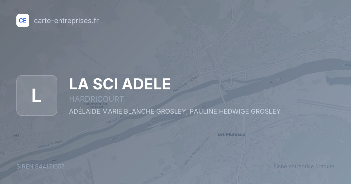 LA SCI ADELE — 944171057 — fiche entreprise