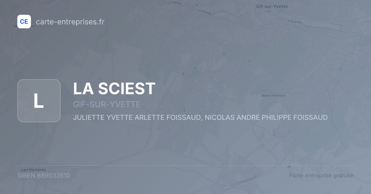LA SCIEST — 889033510 — fiche entreprise