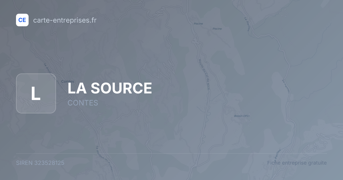 LA SOURCE — 323528125 — fiche entreprise