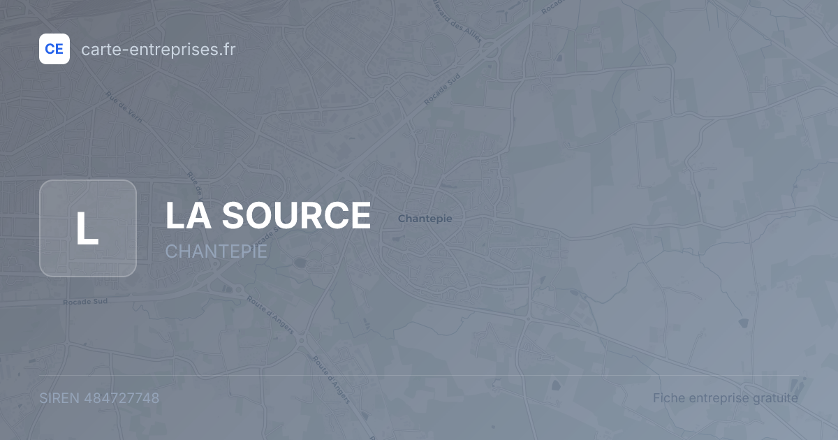 LA SOURCE — 484727748 — fiche entreprise
