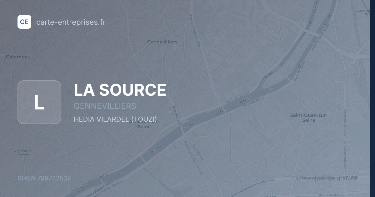 LA SOURCE — 799732532 — fiche entreprise