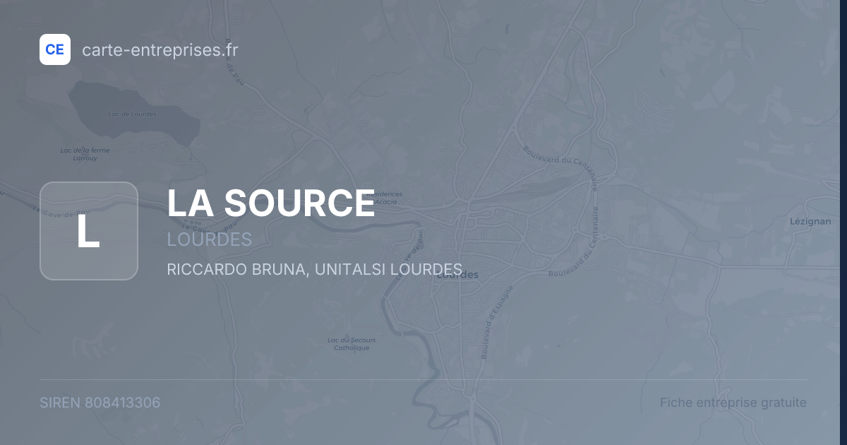LA SOURCE — 808413306 — fiche entreprise