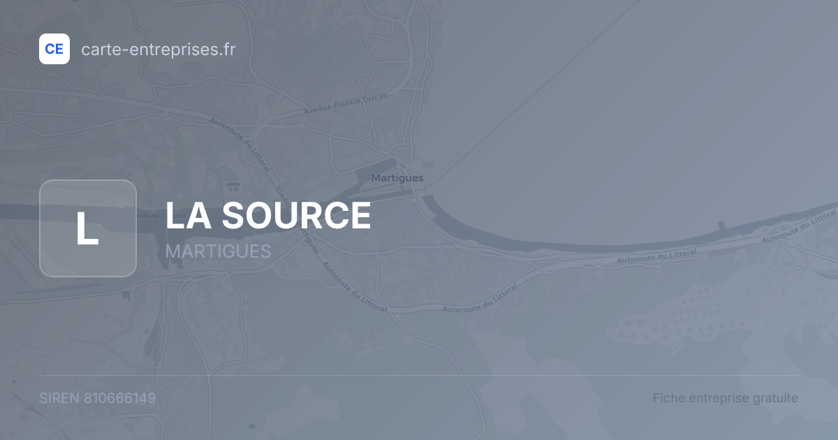 LA SOURCE — 810666149 — fiche entreprise