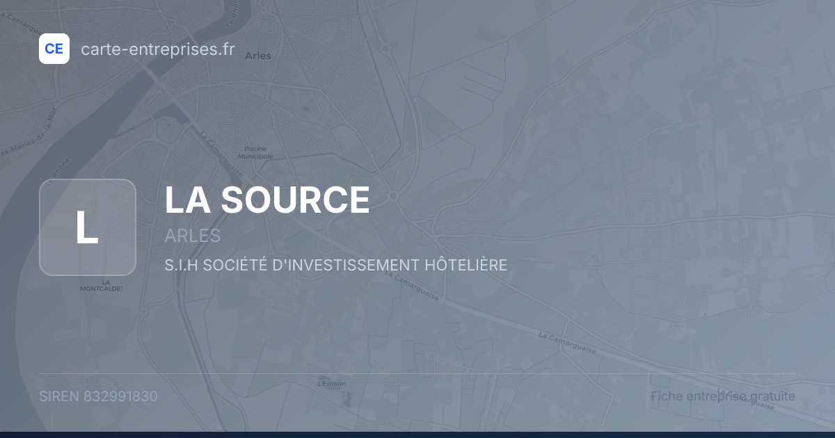 LA SOURCE — 832991830 — fiche entreprise