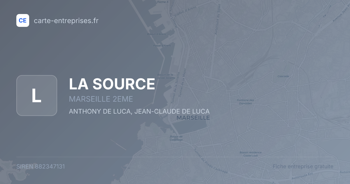LA SOURCE — 882347131 — fiche entreprise