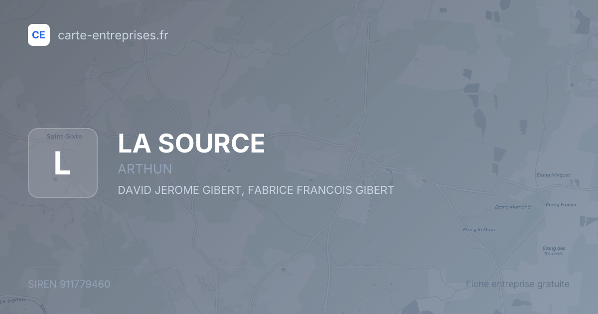 LA SOURCE — 911779460 — fiche entreprise