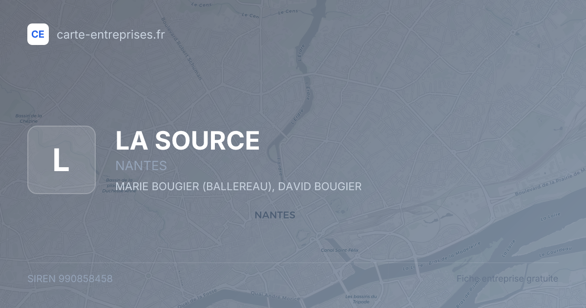 LA SOURCE — 990858458 — fiche entreprise