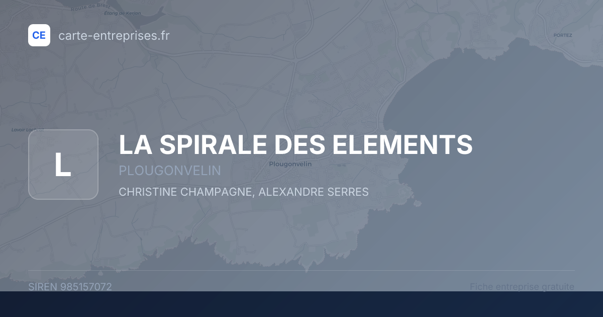 LA SPIRALE DES ELEMENTS — 985157072 — fiche entreprise