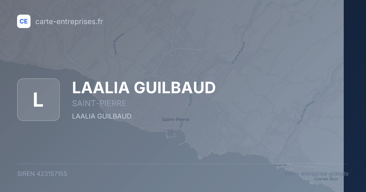 LAALIA GUILBAUD — 423157155 — fiche entreprise