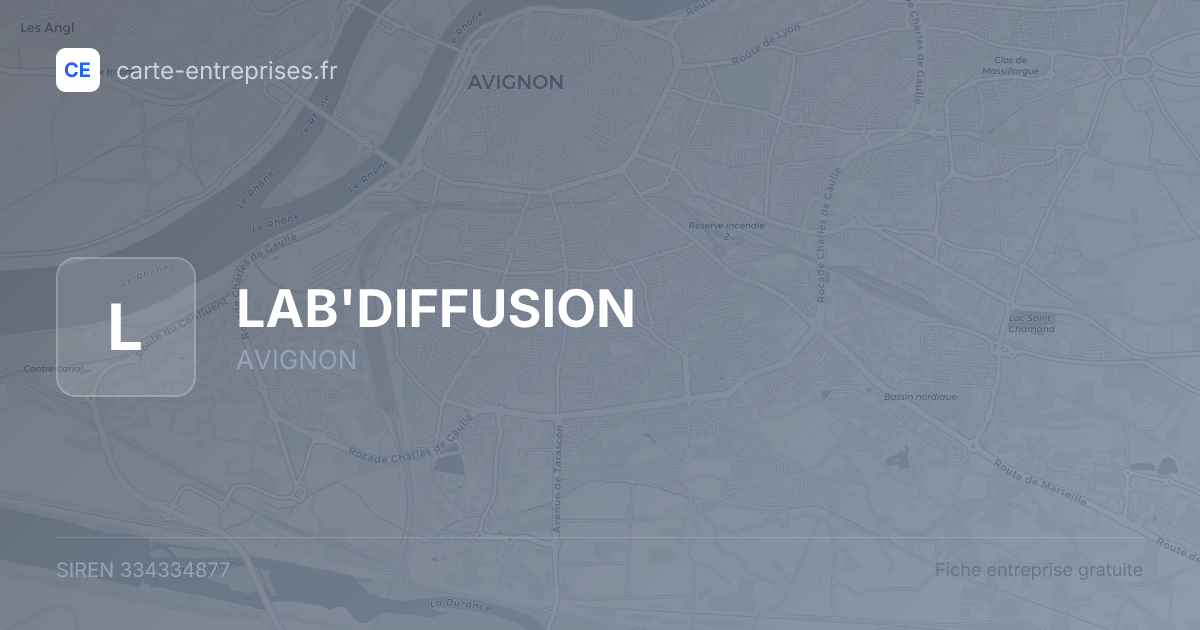 LAB'DIFFUSION — 334334877 — fiche entreprise