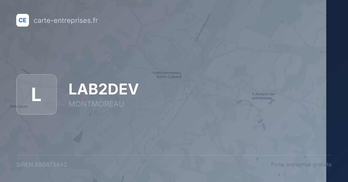 LAB2DEV — 880873443 — fiche entreprise