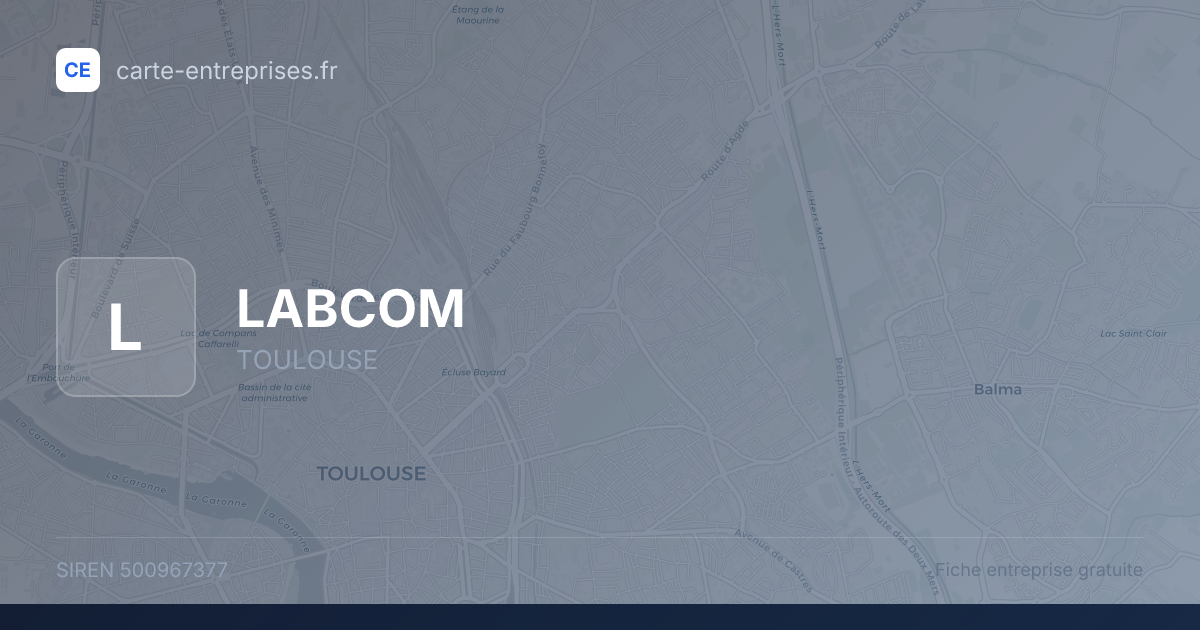 LABCOM — 500967377 — fiche entreprise