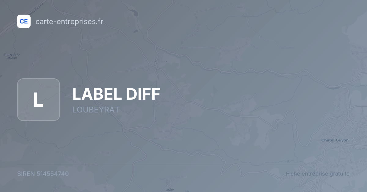 LABEL DIFF — 514554740 — fiche entreprise