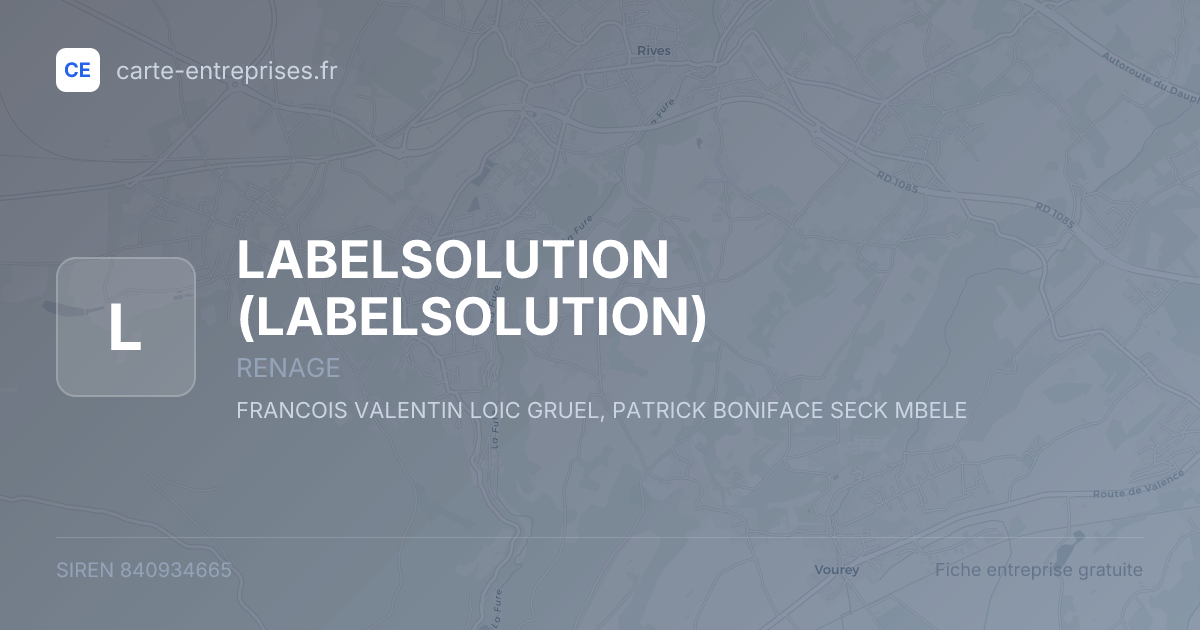 LABELSOLUTION — 840934665 — fiche entreprise