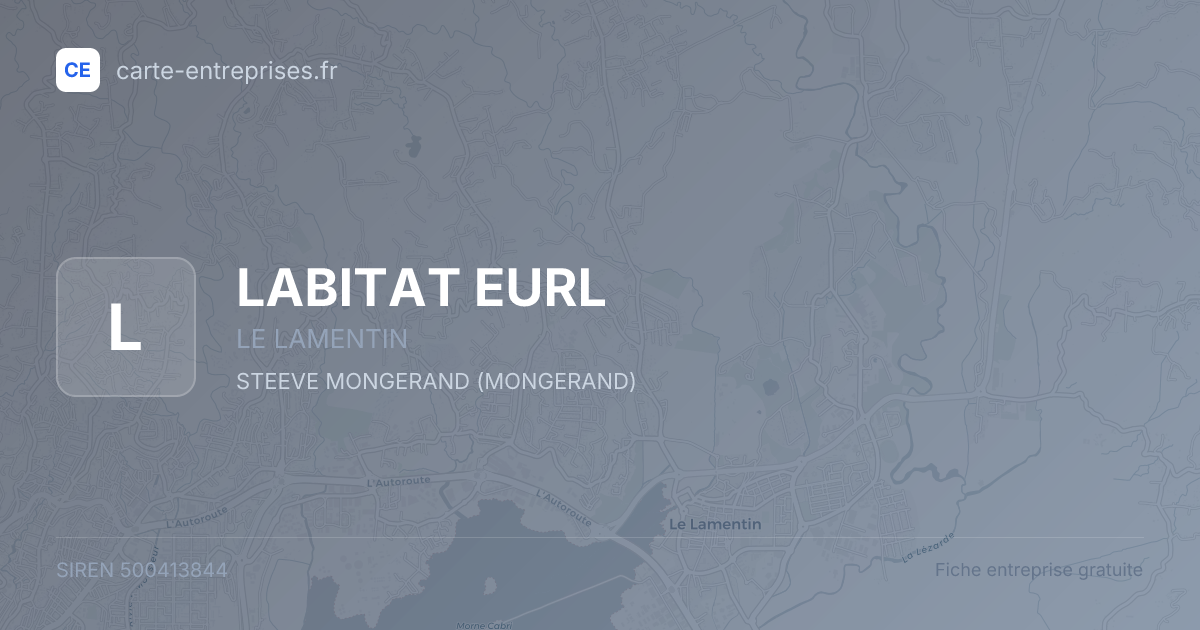 LABITAT EURL — 500413844 — fiche entreprise