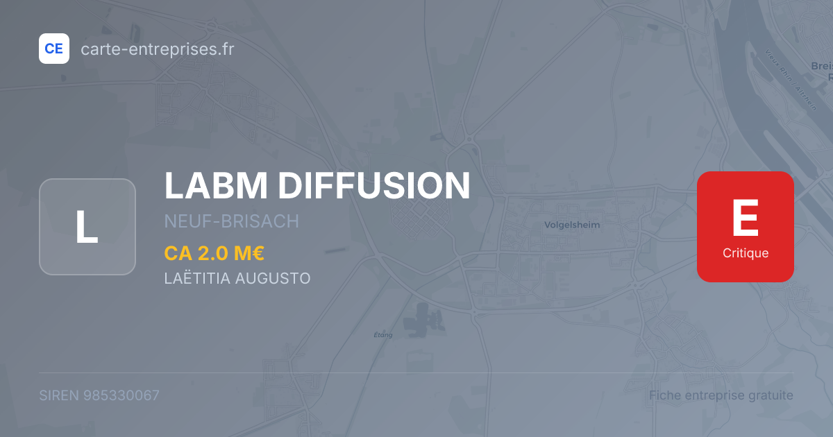 LABM DIFFUSION — 985330067 — fiche entreprise